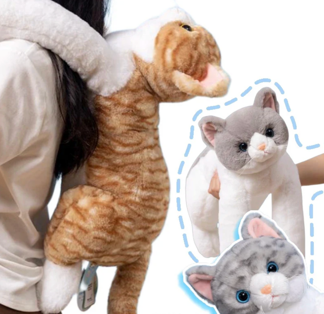 CatCuddle Plush Toy – Weighted Stuffed Cat Pillow for Kids & Toddlers