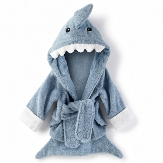Baby Animal Hooded Towel Robe – Super Soft Post-Bath Wrap for Infants