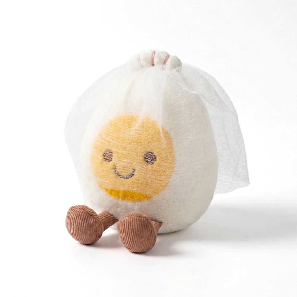 EggBuddy Dressed-Up Egg Character Plush Toy – Novelty Soft Toy Gift