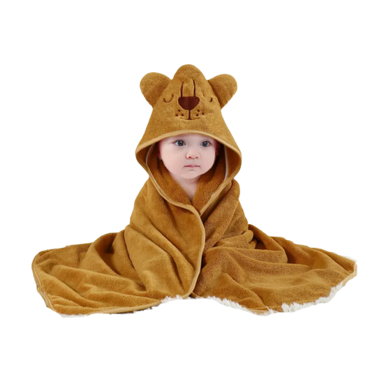 Milo & Moon – Soft Hooded Baby Bath Towel