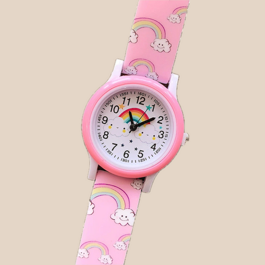 Rainbow Kids Watch – Colourful Fun Analogue Watch for Boys & Girls
