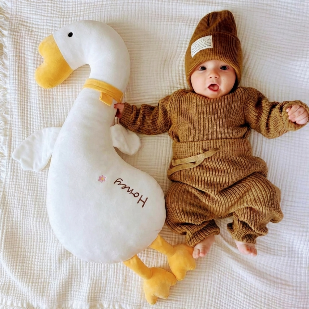 Damian Long Neck Goose Plush Toy – Soft Stuffed Animal for Kids