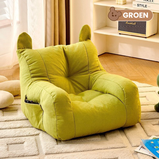 SoftSeat Kids Floor Cushion Bean Bag Chair – Soft Play Seat for Children