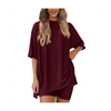 SummerEase Women's 2-Piece Set – Breezy T-Shirt & Stretch Shorts