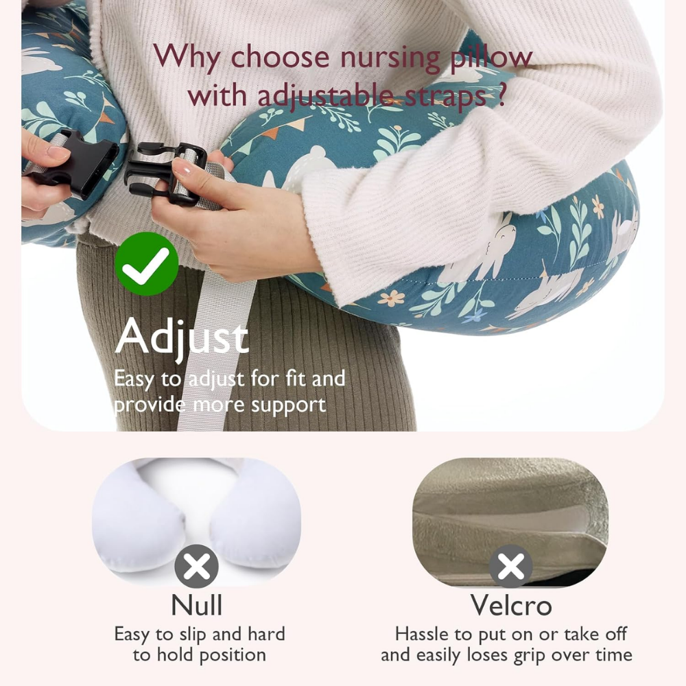 CuddleNest – Adjustable Nursing Pillow