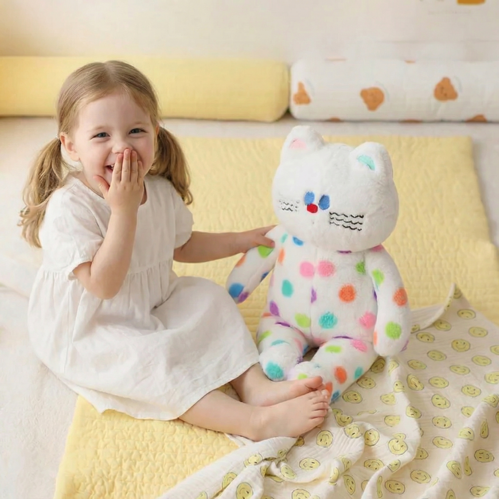 Veronica Polka Pet Plush Toy – Soft Stuffed Animal for Babies & Toddlers