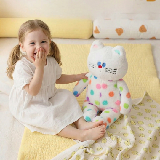 Veronica Polka Pet Plush Toy – Soft Stuffed Animal for Babies & Toddlers