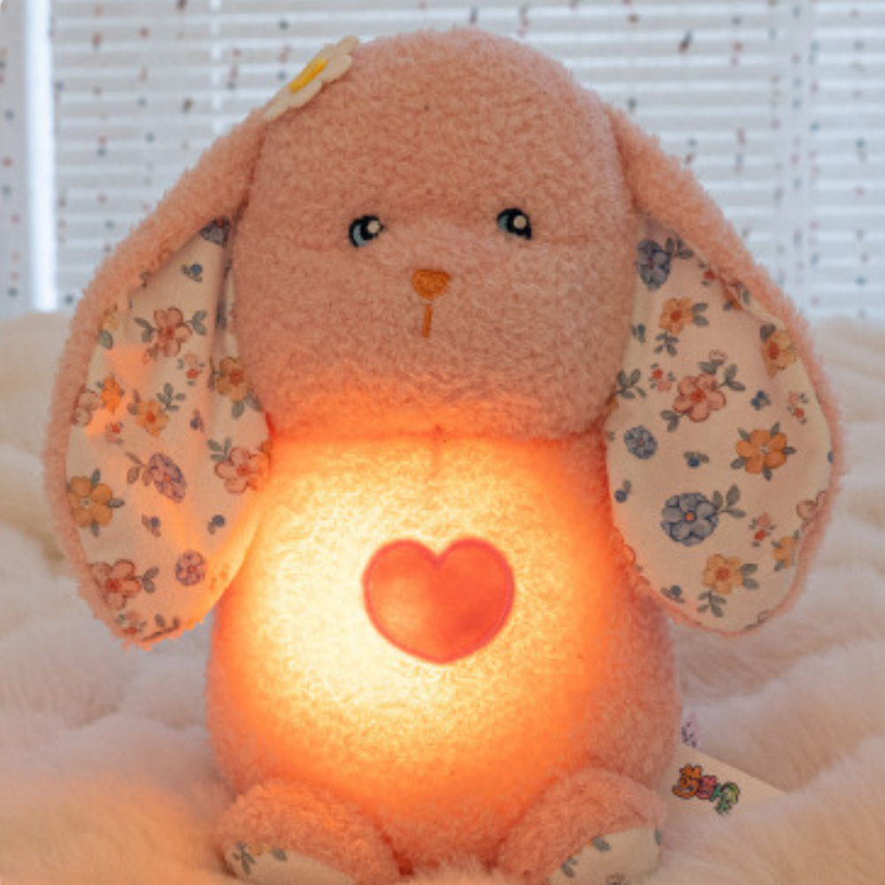 DreamBreath Breathing Sleep Soother Plush – Light & Sound Baby Soft Toy 28 cm