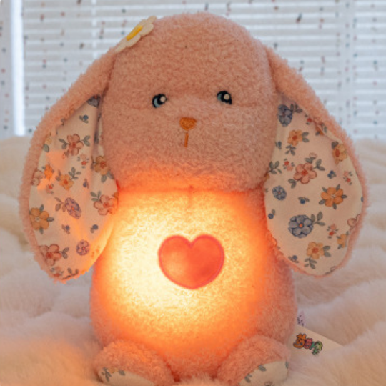 DreamBreath Breathing Sleep Soother Plush – Light & Sound Baby Soft Toy 28 cm