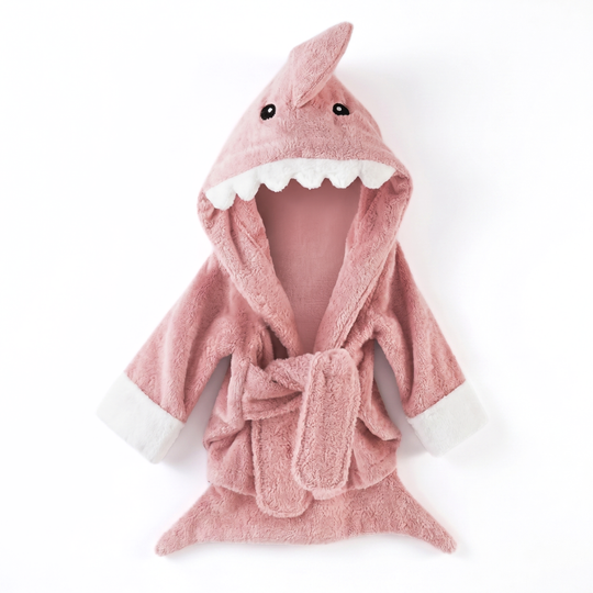 Baby Animal Hooded Towel Robe – Super Soft Post-Bath Wrap for Infants