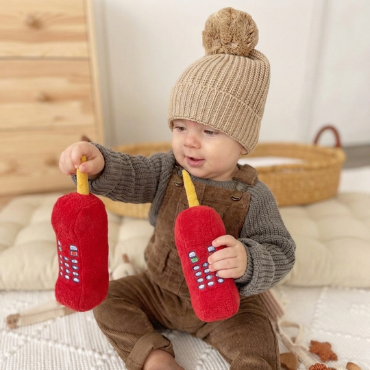 Vito Red Telephone Plush Toy — Stuffed Kids Toy