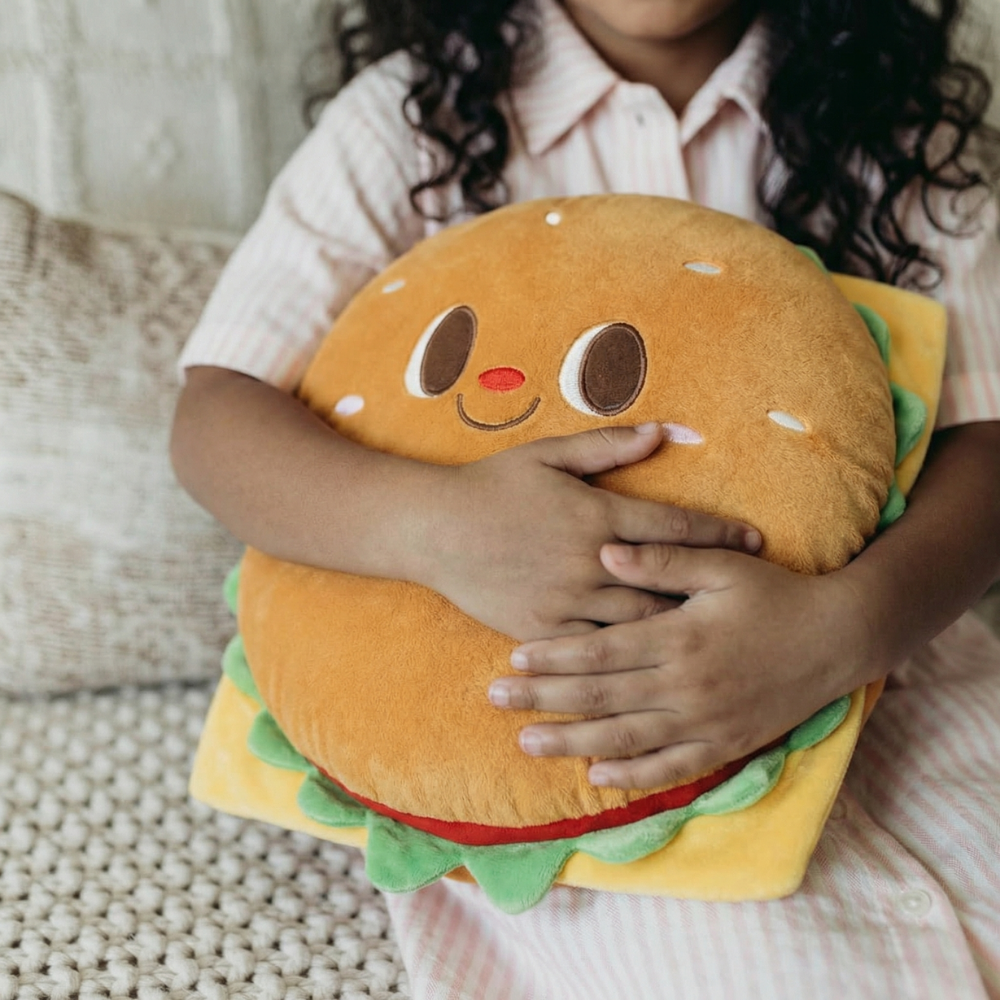 Eron Happy Burger Plush Toy — Toy for Kids