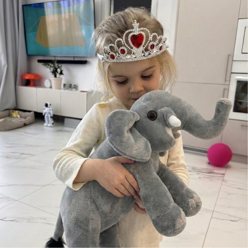 Kiroh Wild Elephant Plush Toy — Animal Kids Toy