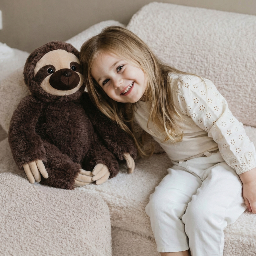 Joseph Funny Sloth Plush Toy – Soft Stuffed Sloth for Babies & Toddlers