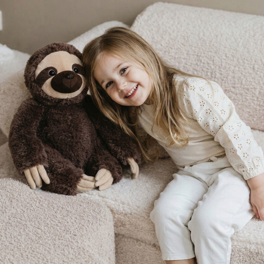 Joseph Funny Sloth Plush Toy – Soft Stuffed Sloth for Babies & Toddlers