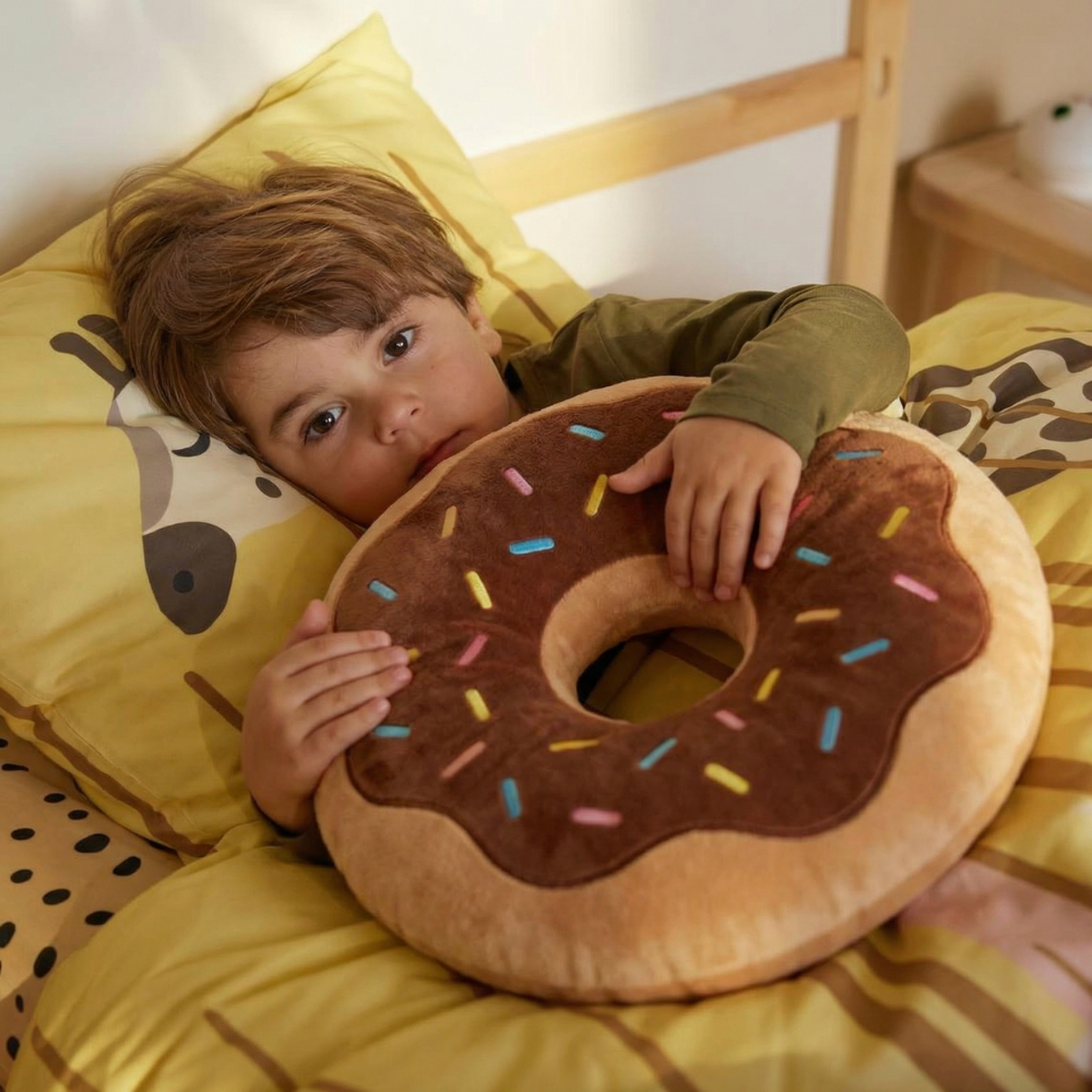 Jivan  Donut Plush Toy — Soft Toy for Kids