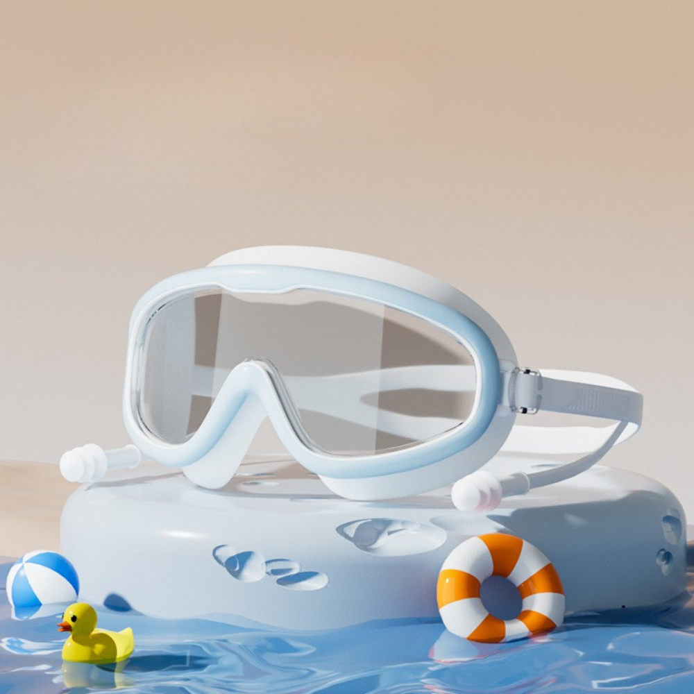AquaView – Anti-Fog Swim Goggles with Wide Vision