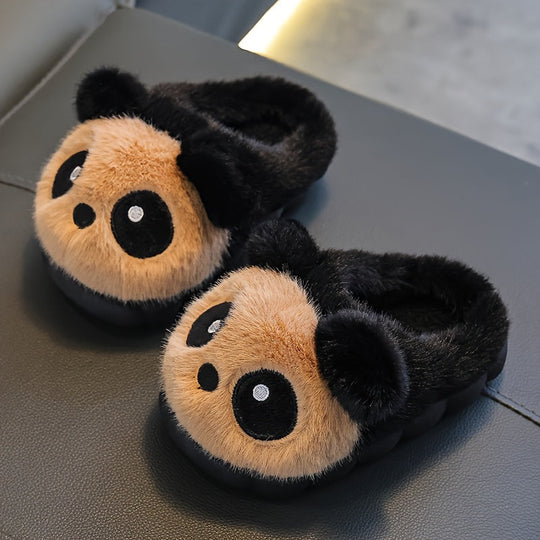 PandaSteps Kids Slippers – Warm Plush Winter Slippers for Toddlers