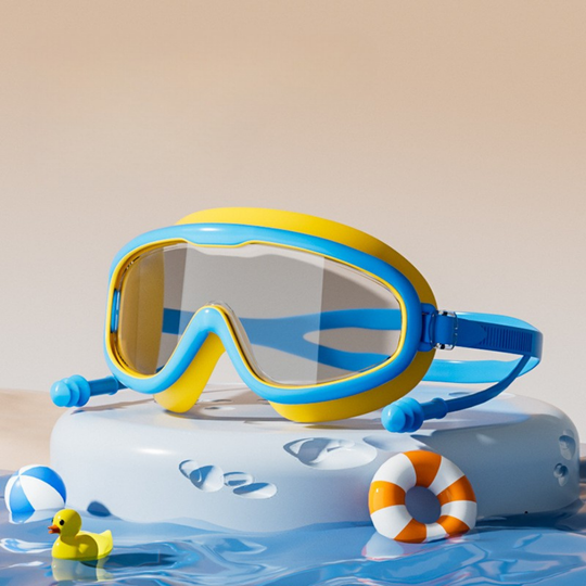 AquaView – Anti-Fog Swim Goggles with Wide Vision