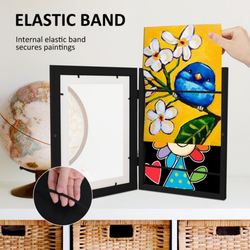 Milo & Moon MemoryFrame – Kids Artwork Display Frame