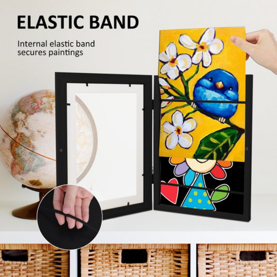 Milo & Moon MemoryFrame – Kids Artwork Display Frame