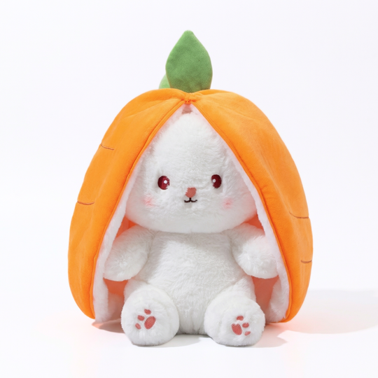 StrawberryBunny Plush Toy – Transforming Stuffed Toy for Kids