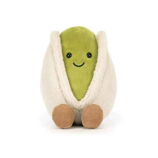 NuttyPals Plush Toy – Soft Stuffed Pistachio Toy for Kids & Toddlers