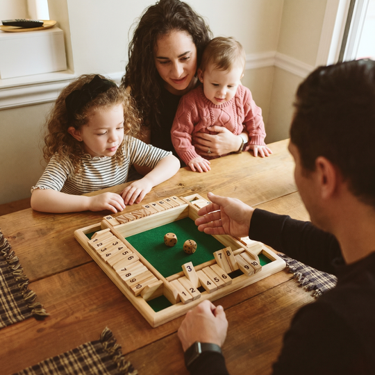 ShutMate – Wooden Shut the Box Dice Game