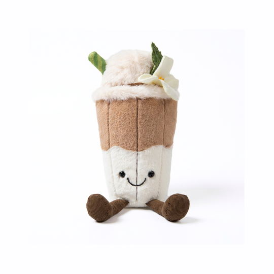 LatteSmile Plush Toy – Soft Stuffed Latte Toy for Kids & Toddlers