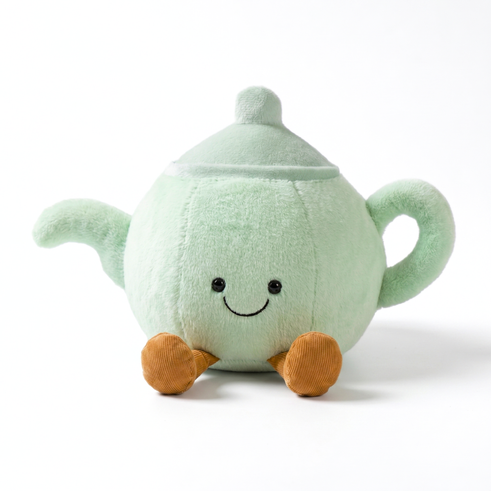 TeaCuddle Teapot Plush Toy – Soft Novelty Stuffed Toy for Home & Gift