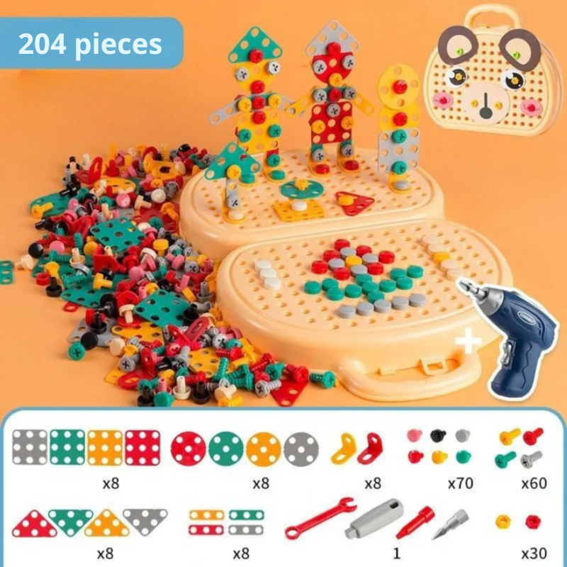 HandyKid Montessori Tool Kit – Learning Toy for Kids