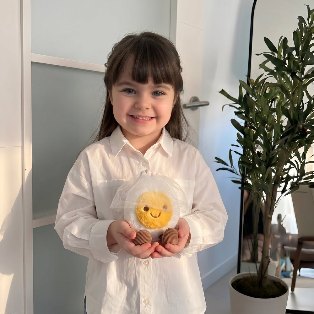 EggBuddy Dressed-Up Egg Character Plush Toy – Novelty Soft Toy Gift