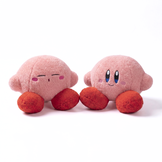 KirbyCuddle Soft Round Plush Toy with Cute Expressions – 30 cm