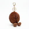 BeanBuddy Coffee Bean Plush Keychain – Cute Bag Charm