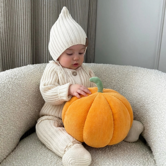Matej Pumpkin Plush Toy – Soft Stuffed Pumpkin for Babies & Toddlers