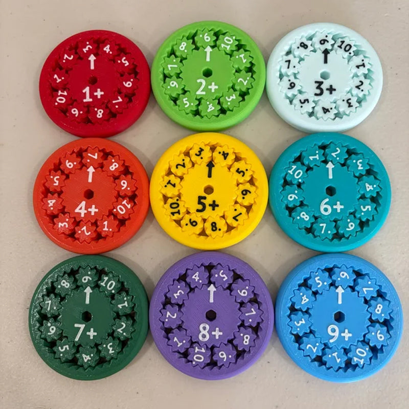 Milo & Moon Math Fidget Spinners – Educational Kids Toy