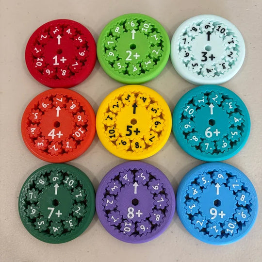 Milo & Moon Math Fidget Spinners – Educational Kids Toy