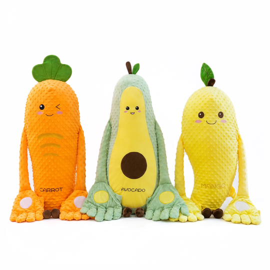 SleepHug Fruit & Veggie Baby Sleep Pillow Plush – Musical Cuddle Toy 65 cm