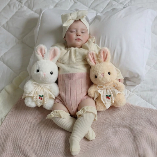Lysa Pretty Bunny Plush Toy – Soft Stuffed Bunny for Babies & Toddlers