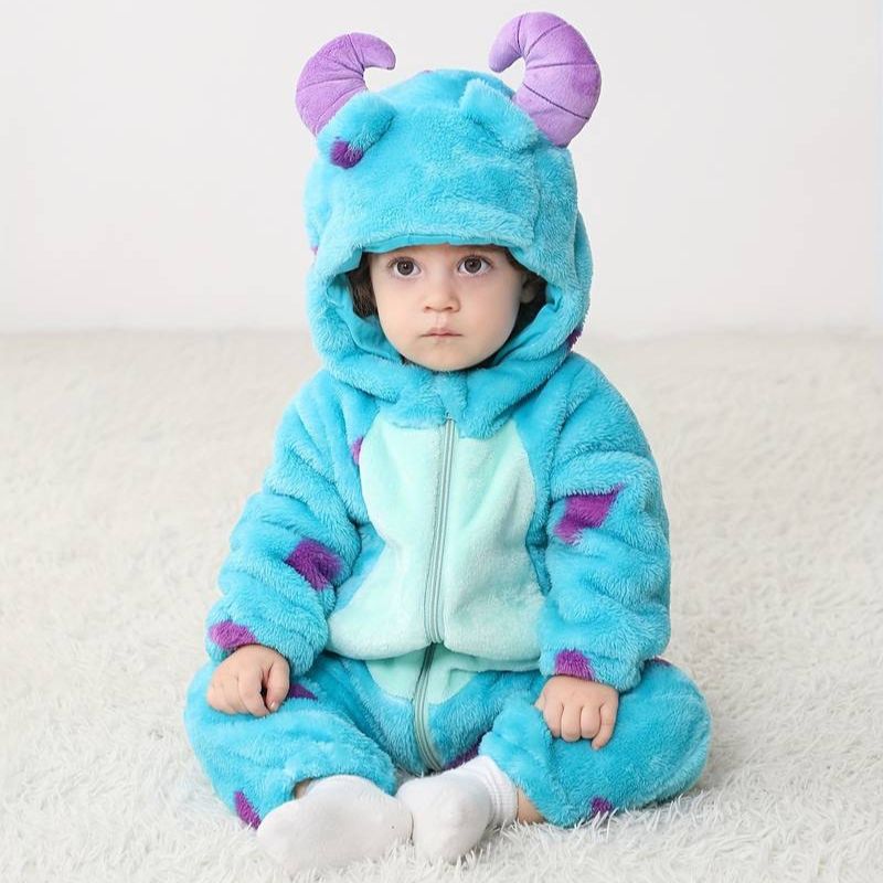Milo & Moon Animal Jumpsuit – Baby & Toddler Soft One-Piece