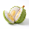 DurianCuddle Durian Fruit Plush Toy – Novelty Opening Cushion Soft Toy