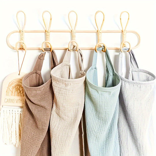 NurtureCover Breathable Cotton Breastfeeding Cover – Lightweight Nursing Shawl