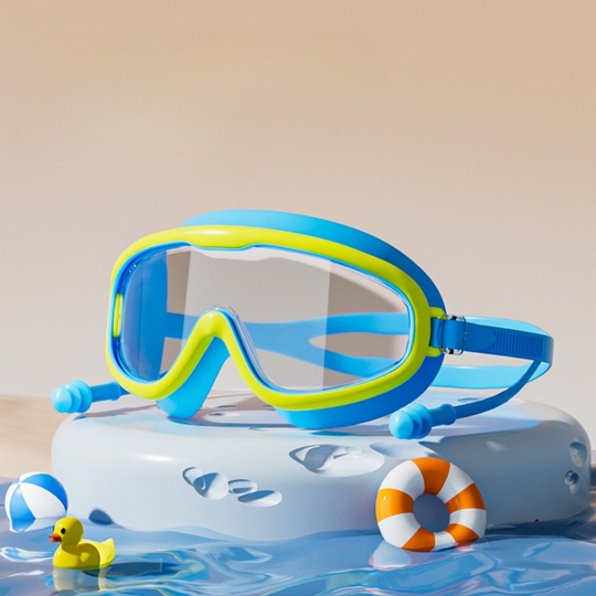 AquaView – Anti-Fog Swim Goggles with Wide Vision