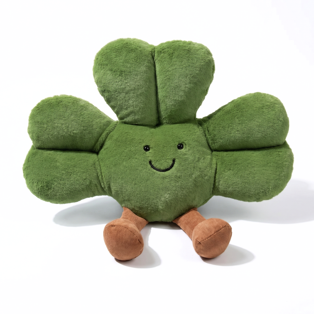 PlantCuddle Flower & Clover Plush Toy – Soft Botanical Nature Stuffed Plant