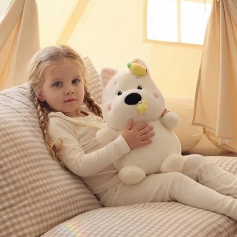 Irena Snowy Puppy Plush Toy — Baby Soft Toy