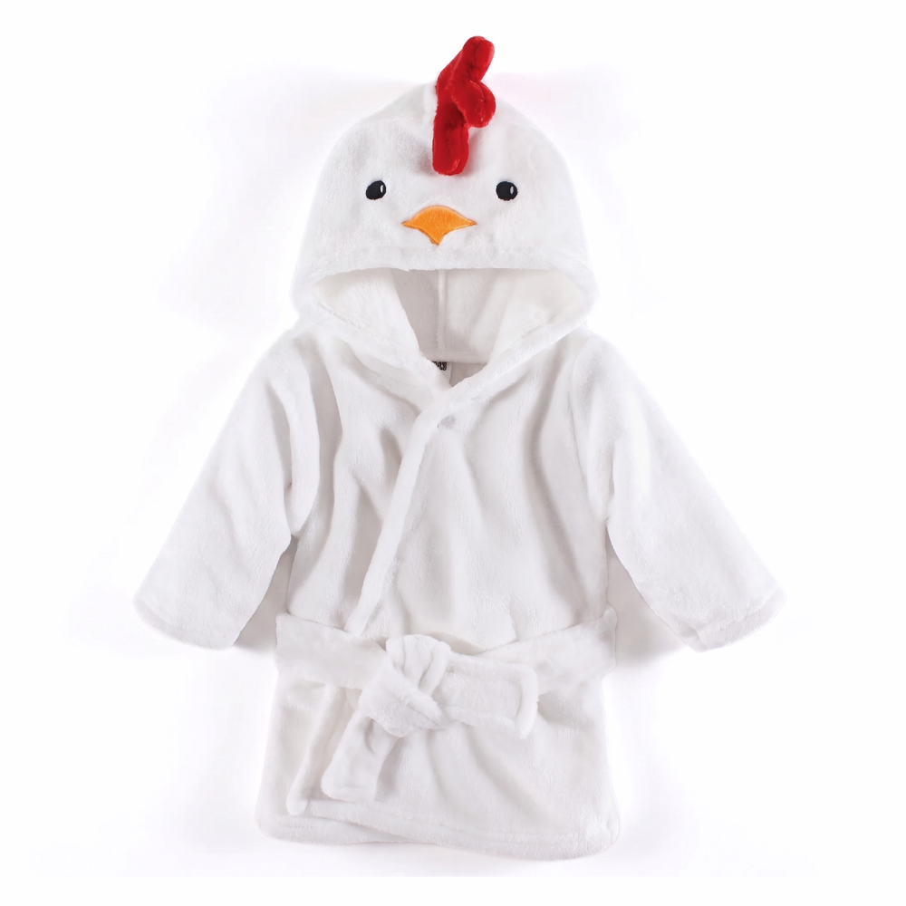Baby Animal Hooded Towel Robe – Super Soft Post-Bath Wrap for Infants