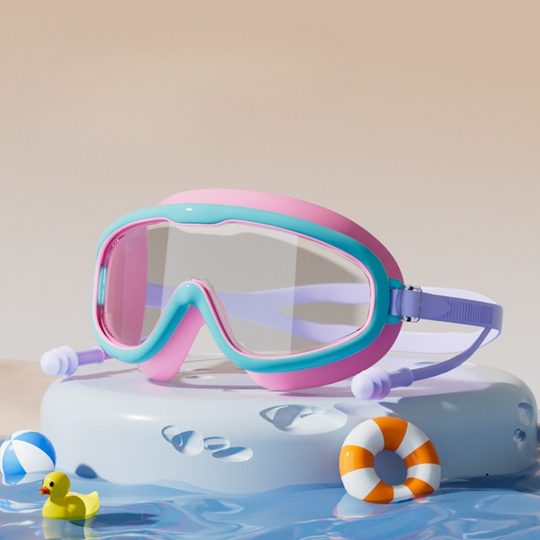 AquaView – Anti-Fog Swim Goggles with Wide Vision