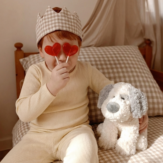 Mirela Cozy Puppy Plush Toy — Baby Soft Toy
