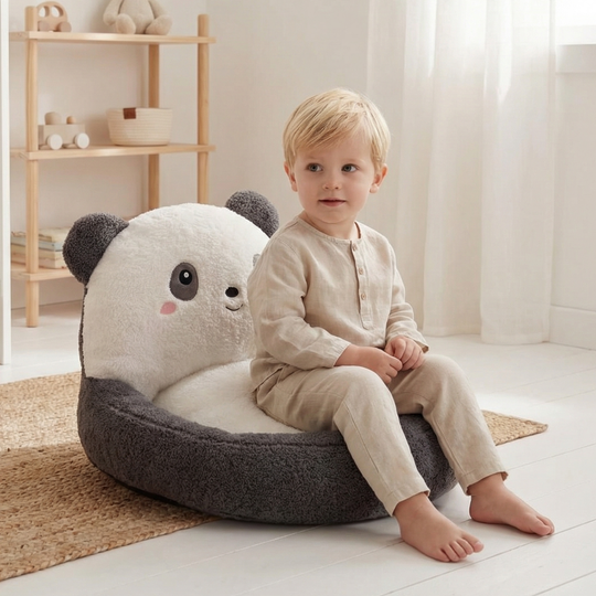 Vori Panda Cushion Plush Toy – Soft Stuffed Animal for Kids