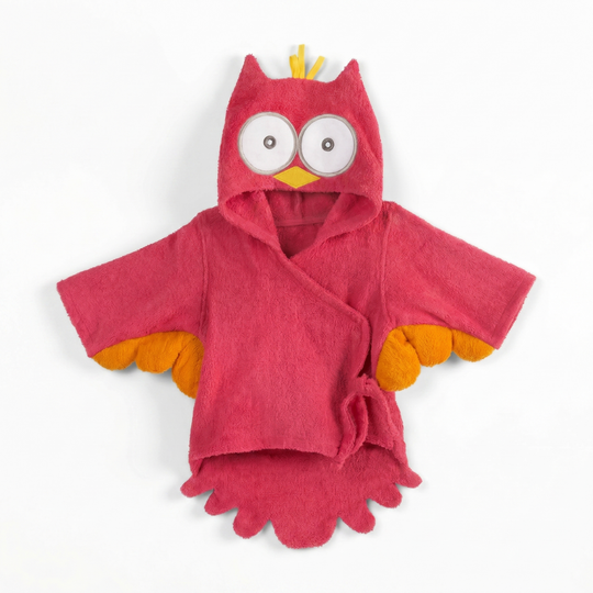 Baby Animal Hooded Towel Robe – Super Soft Post-Bath Wrap for Infants
